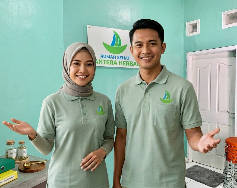 Suasana konsultasi di Rumah Sehat Bahtera Herbal